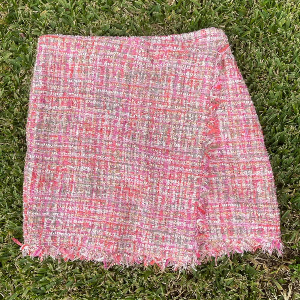 Tweed Mini Skirt